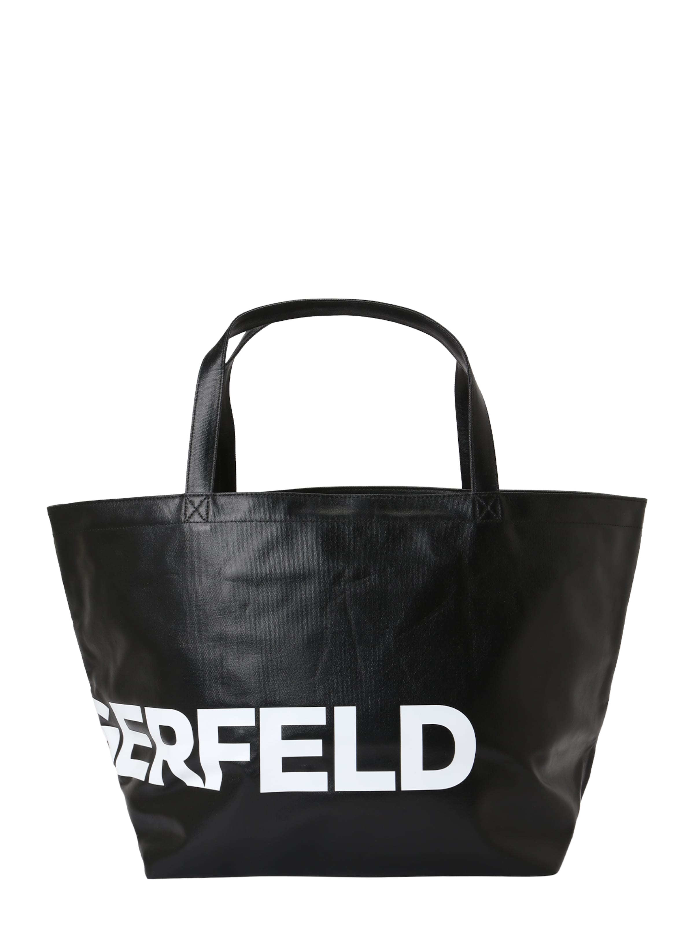 Karl Lagerfeld Nákupní taška 'ESSENTIAL' – černá: přední strana