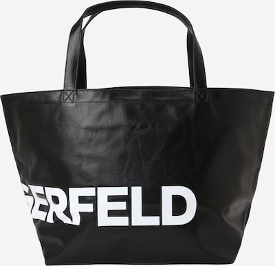 Karl Lagerfeld Shopper torba u crna / bijela, Pregled proizvoda