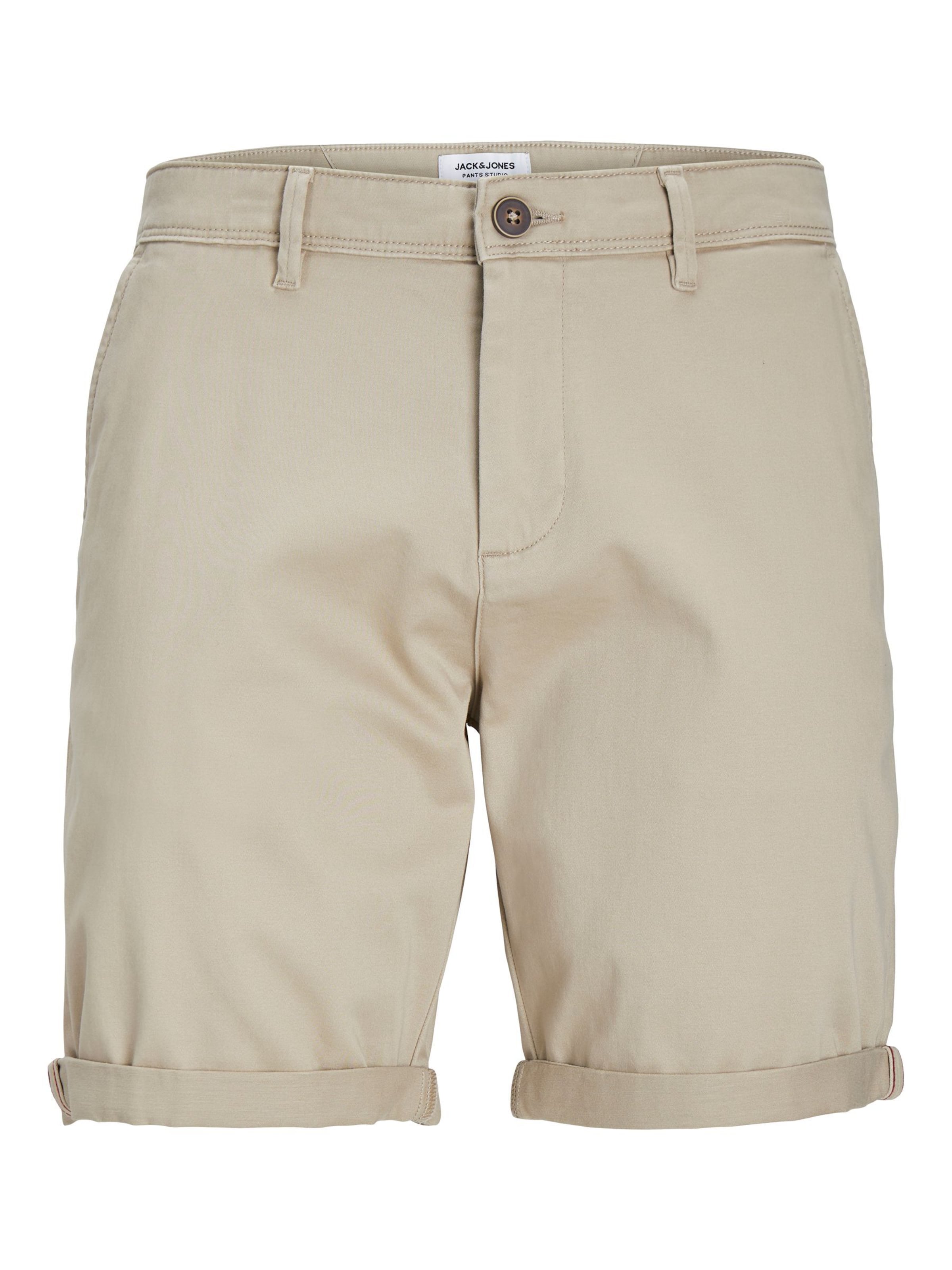 JACK & JONES Chino trousers 'JJIBowie' in Beige: front