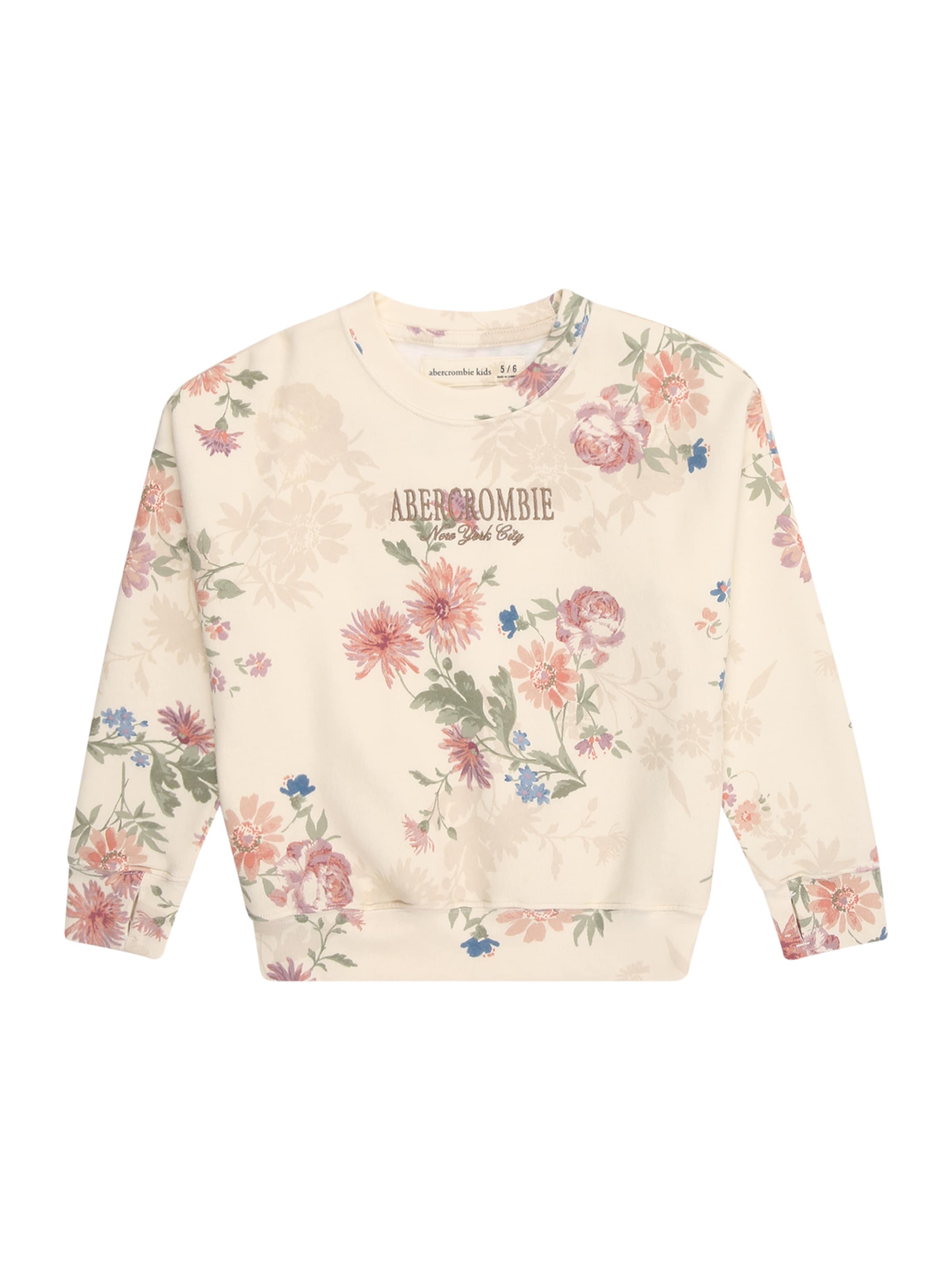 Abercrombie & Fitch Μπλούζα φούτερ σε μπεζ: μπροστά