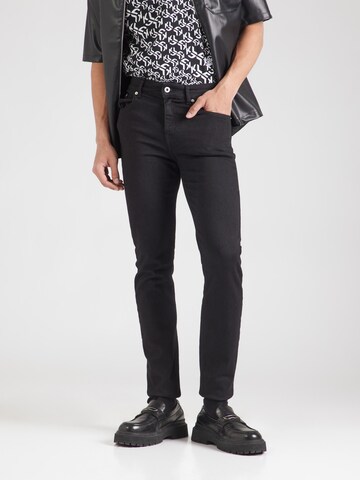 KARL LAGERFELD JEANS Skinny Jeans in Black: front