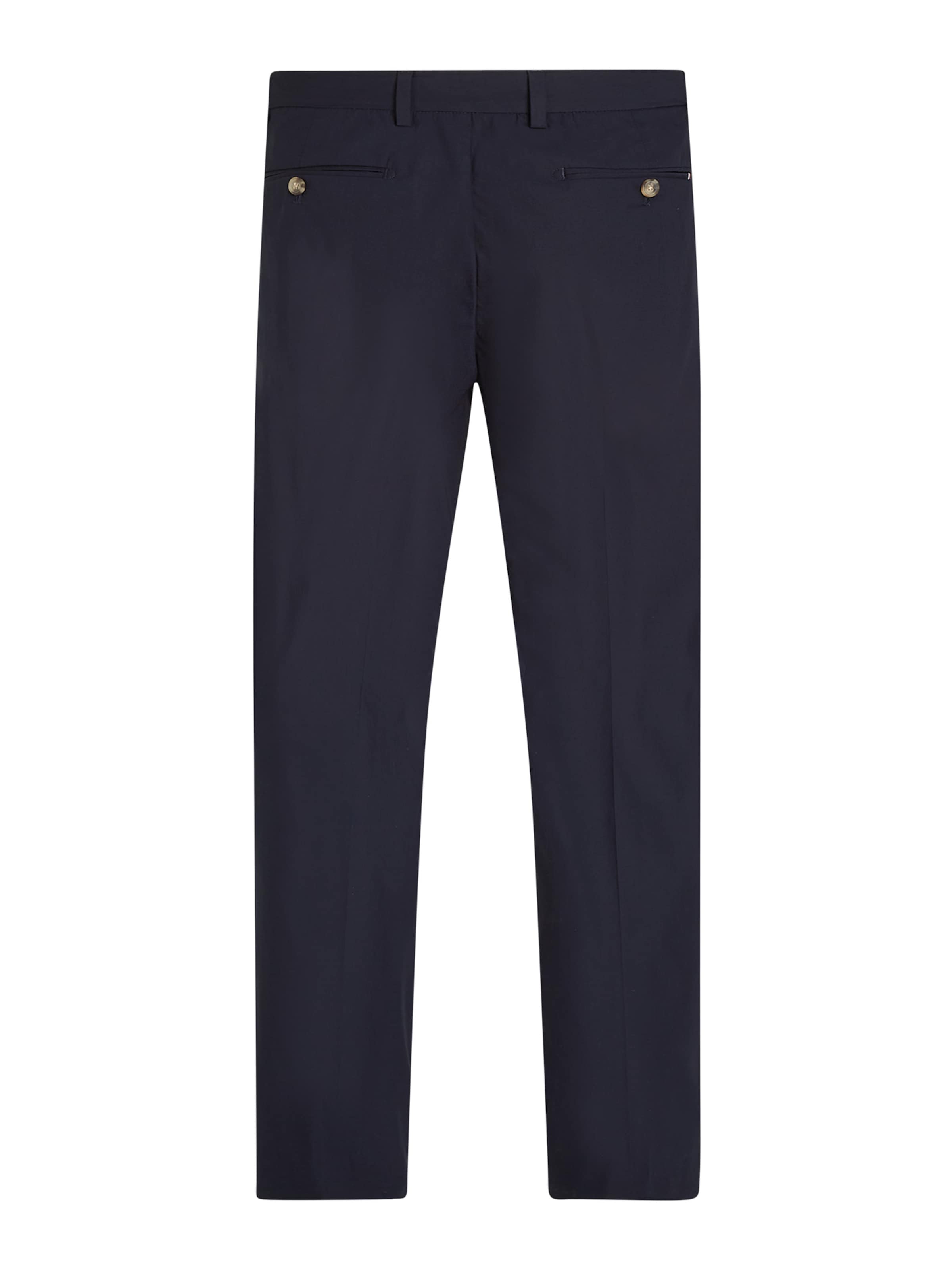 TOMMY HILFIGER - Regular Calças com pregas 'HARLEM' em azul: atrás