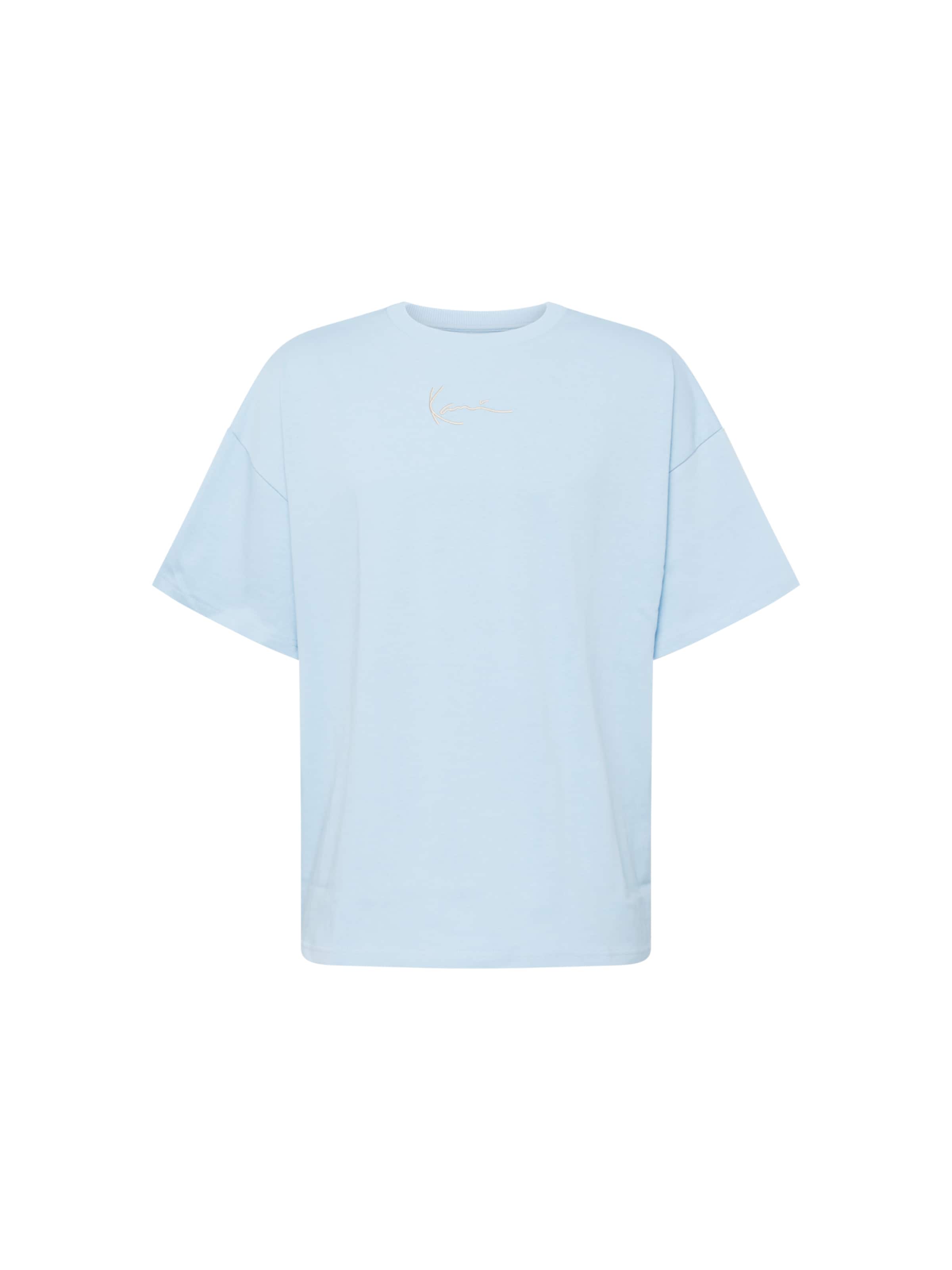 T-Shirt Karl Kani en bleu : devant
