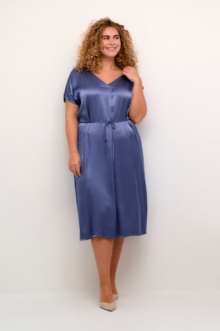 KAFFE CURVE Jurk in Blauw