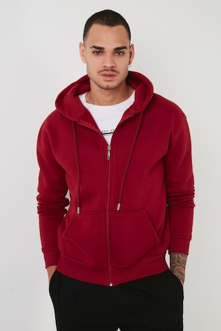 Buratti Sweatvest in Rood: voorkant