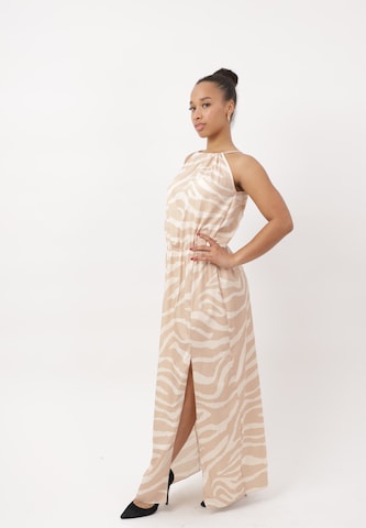 Elara Dress in Brown