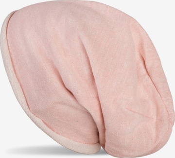 styleBREAKER Mütze 'Beanie Mütze mit All Over Glitzer' in Pink: Vorderseite