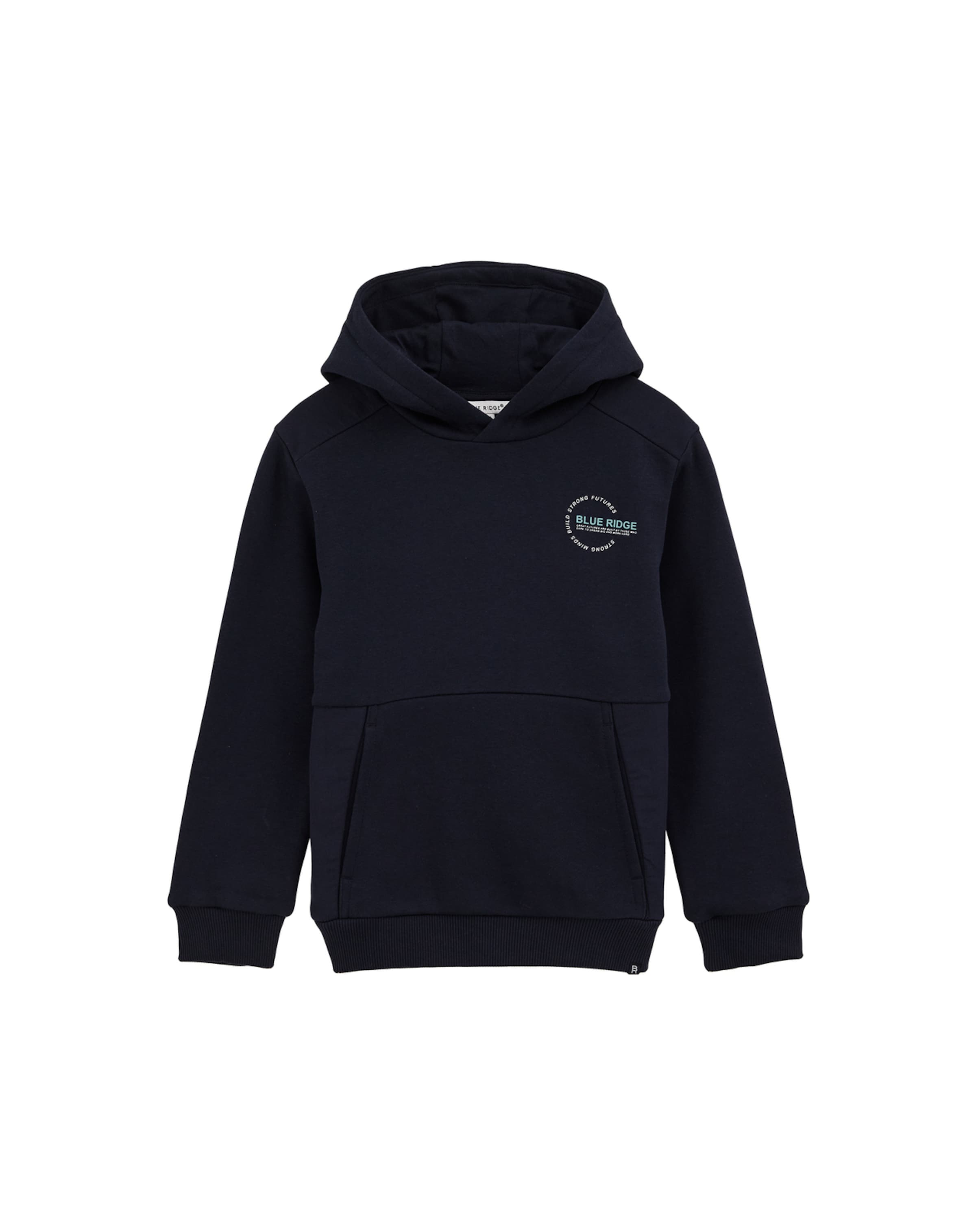 WE Fashion Mikina – černá: přední strana