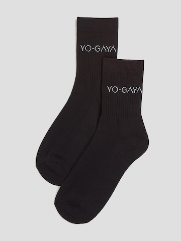 YO-GAYA Sportsokken 'Socks' in Zwart