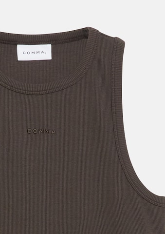 Top di COMMA in marrone