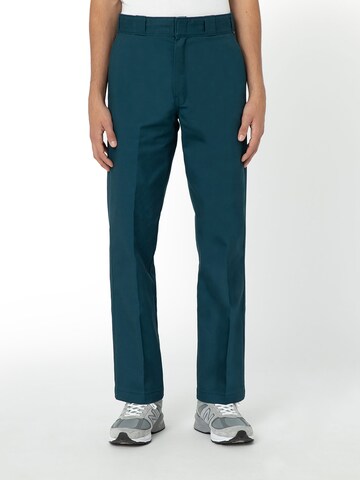 DICKIES Regular Broek 'WORK' in Blauw: voorkant