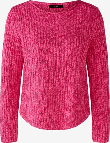 Pullover di OUI in rosa: frontale