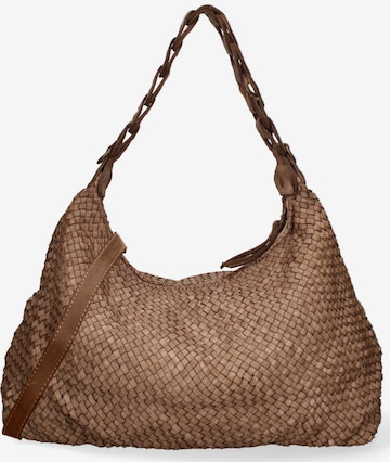 Gave Lux Schultertasche in Beige: Vorderseite