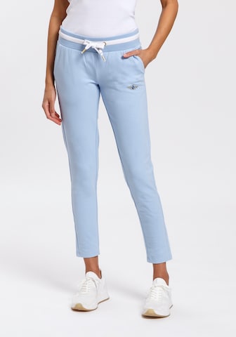 Tom Tailor Polo Team Pants in Blue: front