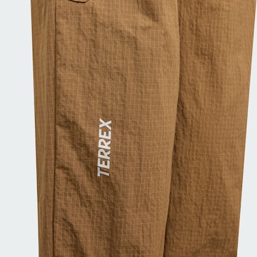 ADIDAS TERREX - regular Pantalón de montaña 'Adidas x Minecraft' en marrón