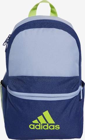 ADIDAS PERFORMANCE Backpack in Blue: front