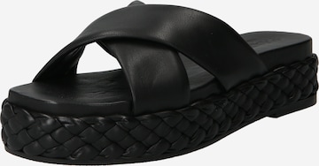 SHABBIES AMSTERDAMNatikače s potpeticom - crna boja: prednji dio