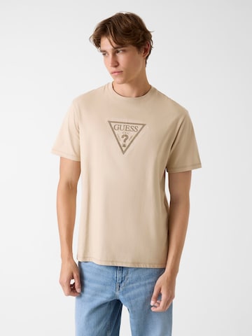 GUESS T-Shirt in Beige: Vorderseite