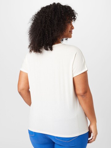balta Vero Moda Curve Marškinėliai 'AYA'