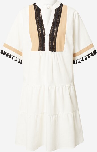 Rochie tip bluză Ipekyol pe maro deschis / negru / alb natural, Vizualizare produs