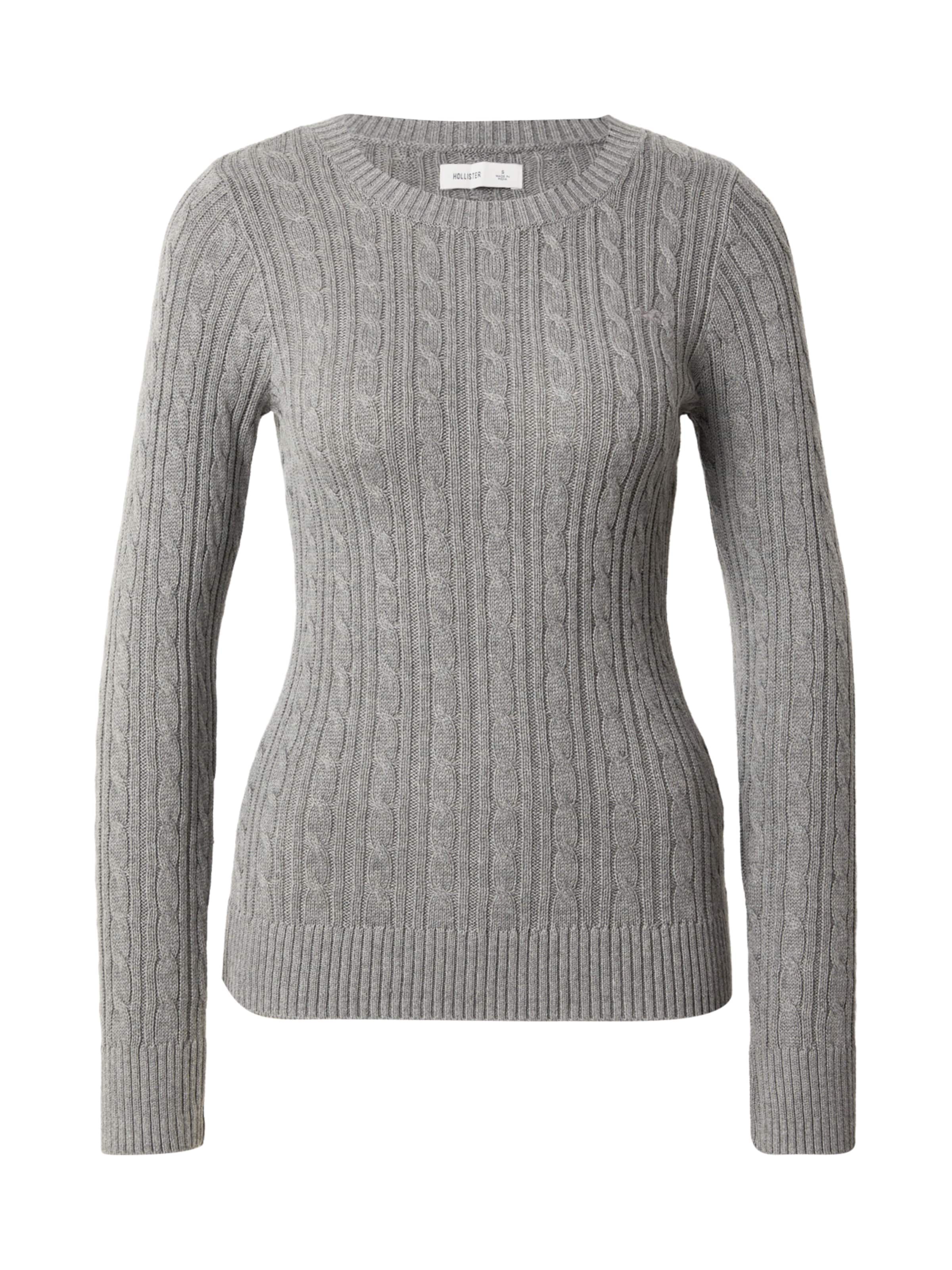 Pull-over HOLLISTER en gris : devant