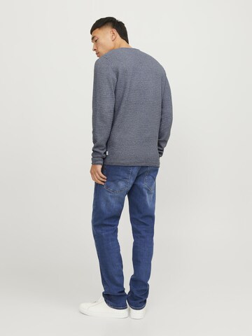 Pull-over 'Blumiguel' JACK & JONES en bleu