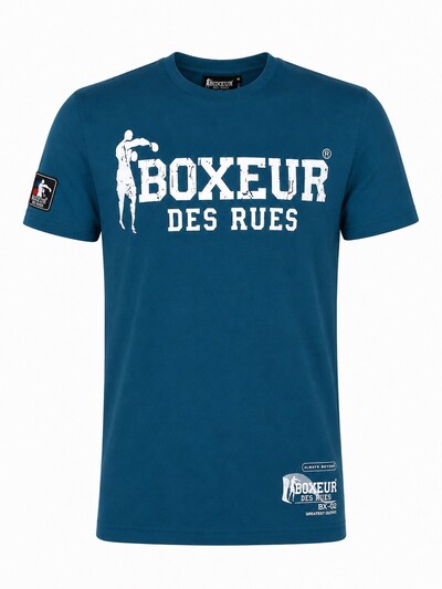 Boxeur des Rues Shirt 'Herren T-Shirt 3er-Pack Boxeur des Rues Slim Fit: Blau + Schwarz, Dreifarbiges Logo + Schwarz, Goldenes Logo'‌‌‌ in M in mischfarben, Produktansicht