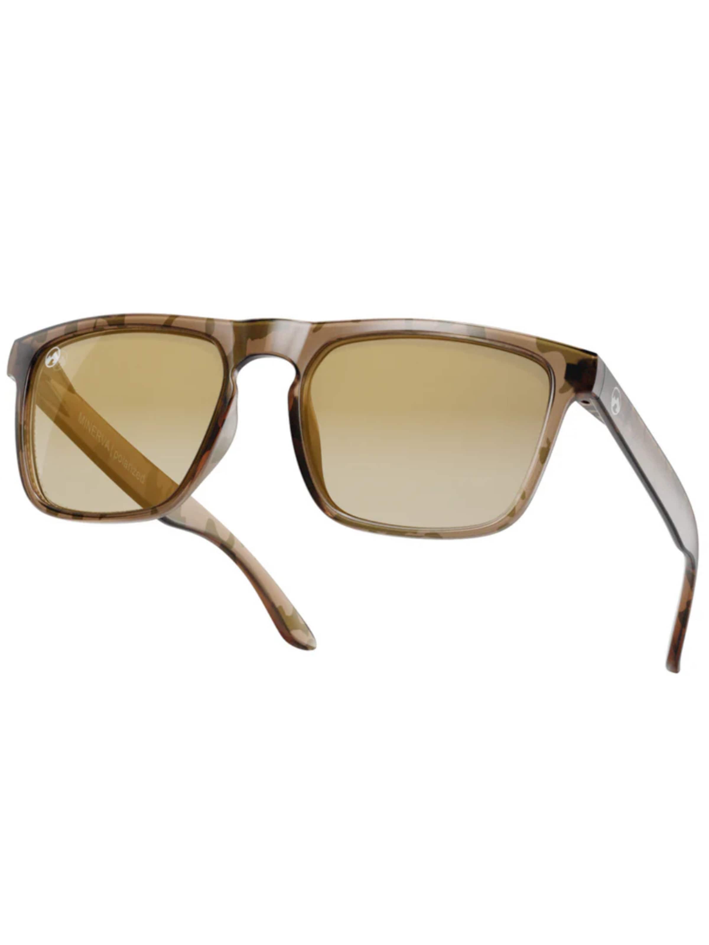 Mowmow Sportzonnebril 'MowMow Thor Sunglasses - Polarized - Men - Women - Black' in Bruin: voorkant