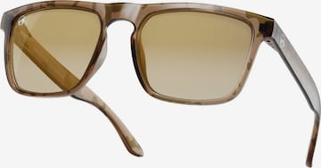 Mowmow Sportzonnebril 'MowMow Thor Sunglasses - Polarized - Men - Women - Black' in Bruin: voorkant