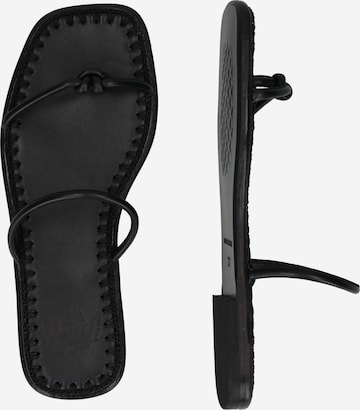 Tongs 'VIOLETTA' Marietta's Fantasy en noir