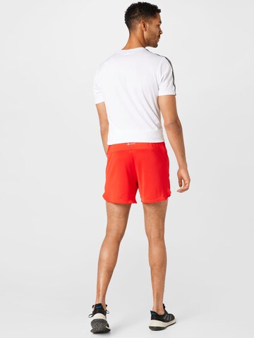 raudona ADIDAS SPORTSWEAR Standartinis Sportinės kelnės 'Designed for Training'