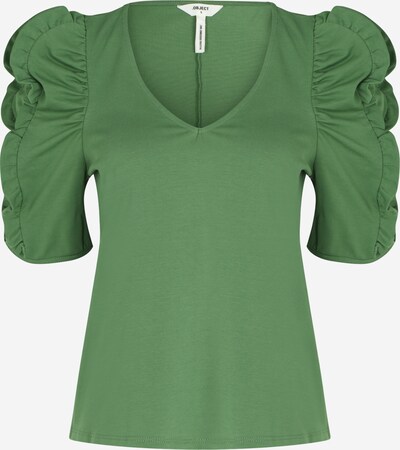 OBJECT Petite Shirt 'SIENA' in grasgrün, Produktansicht