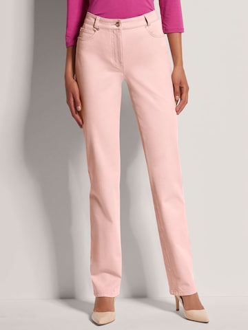 Coupe slim Jean MADELEINE en rose