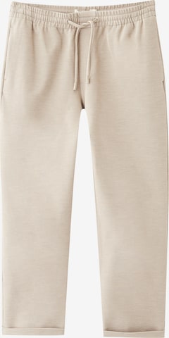 Pull&Bear Loose fit Pants in Beige: front