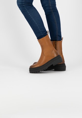 Mysa Bootie 'Hyacinthus' in Brown