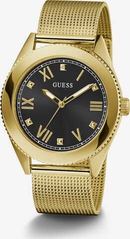 GUESS Analoog horloge ' NOBLE ' in Goud