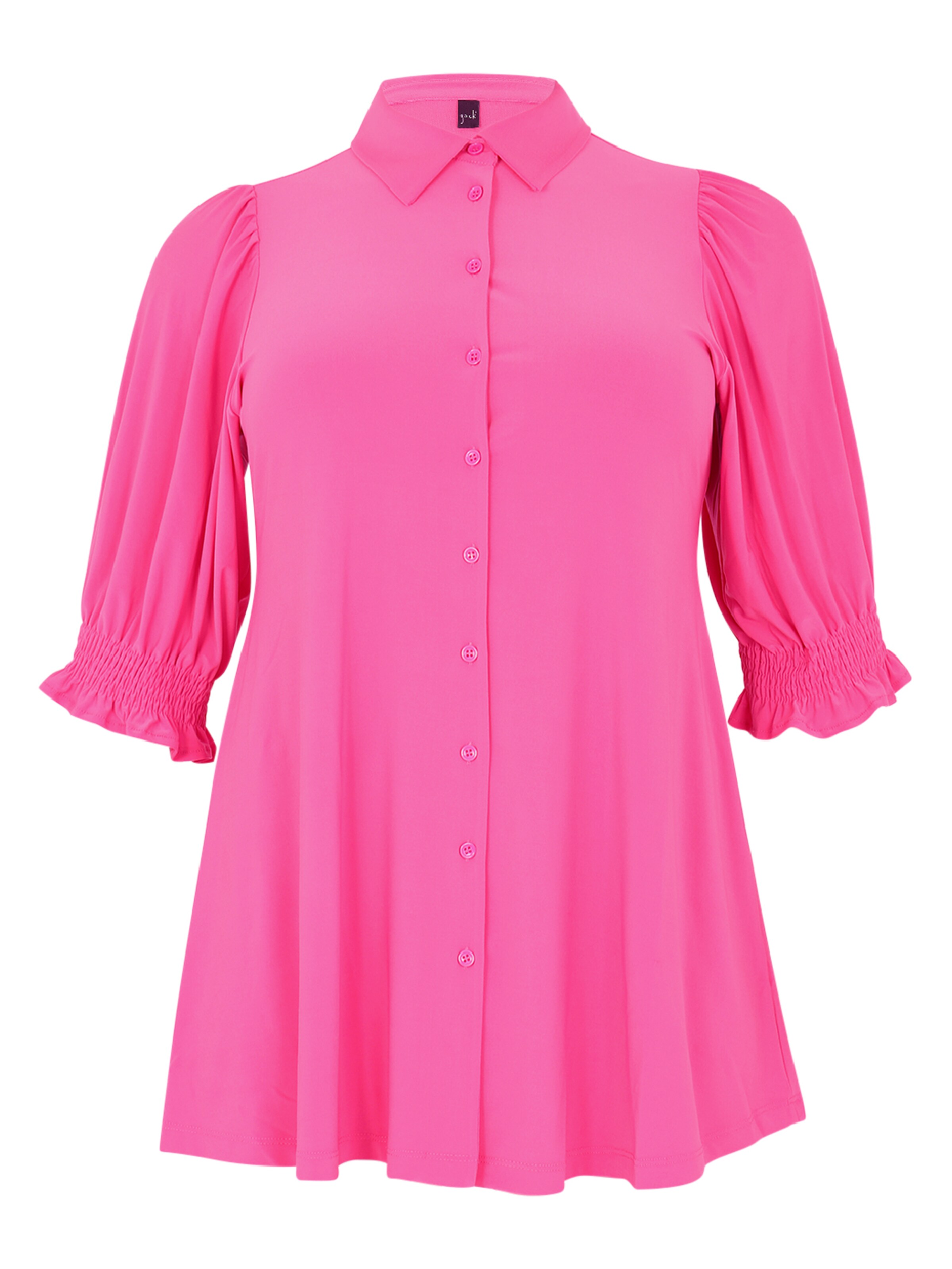 YOEK Blouse in Roze: voorkant