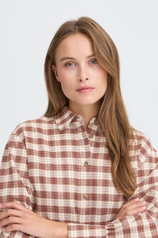 b.young Blouse 'PANIC' in Beige