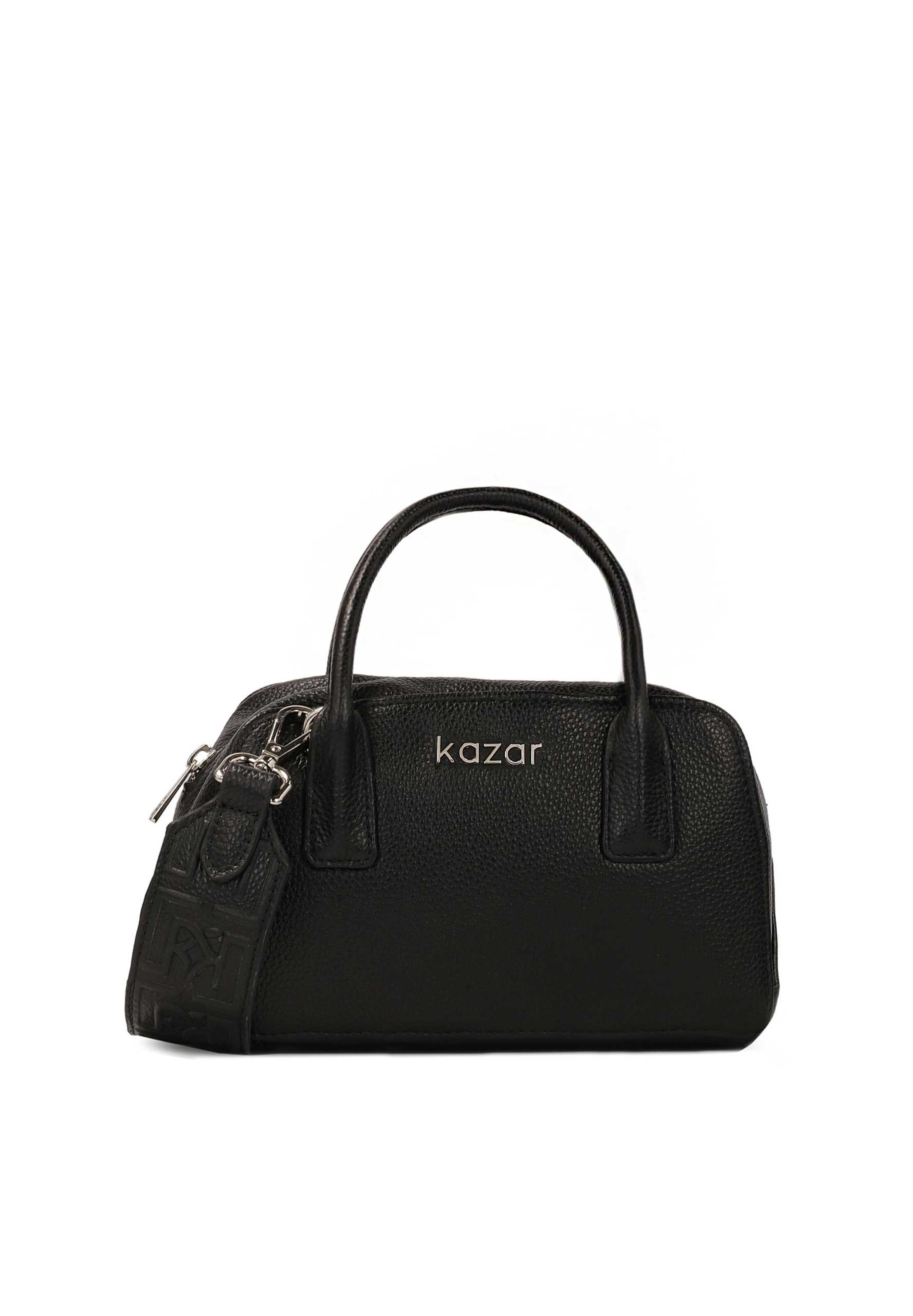 Kazar Handbag in Black: front