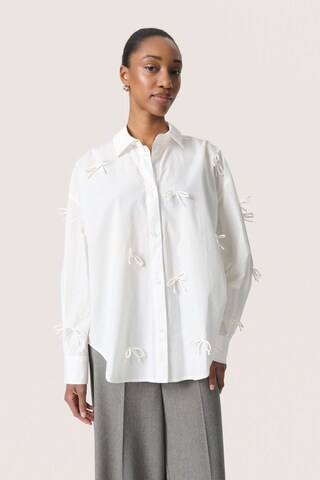 SOAKED IN LUXURY Blouse 'Joa ' in Wit: voorkant