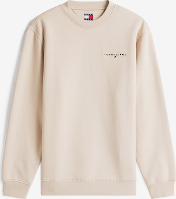 Tommy Jeans Collegepaita värissä beige: etupuoli