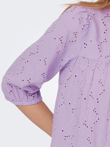 ONLY Shirt Dress 'Nyla' in Purple
