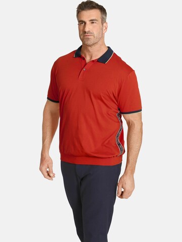 Charles Colby Poloshirt ' Earl Fidders ' in Orange: predná strana