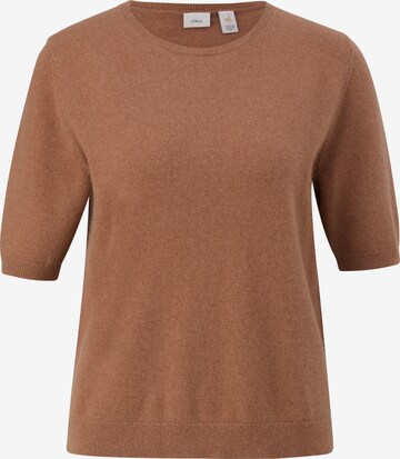 s.Oliver BLACK LABEL Sweater in Brown: front