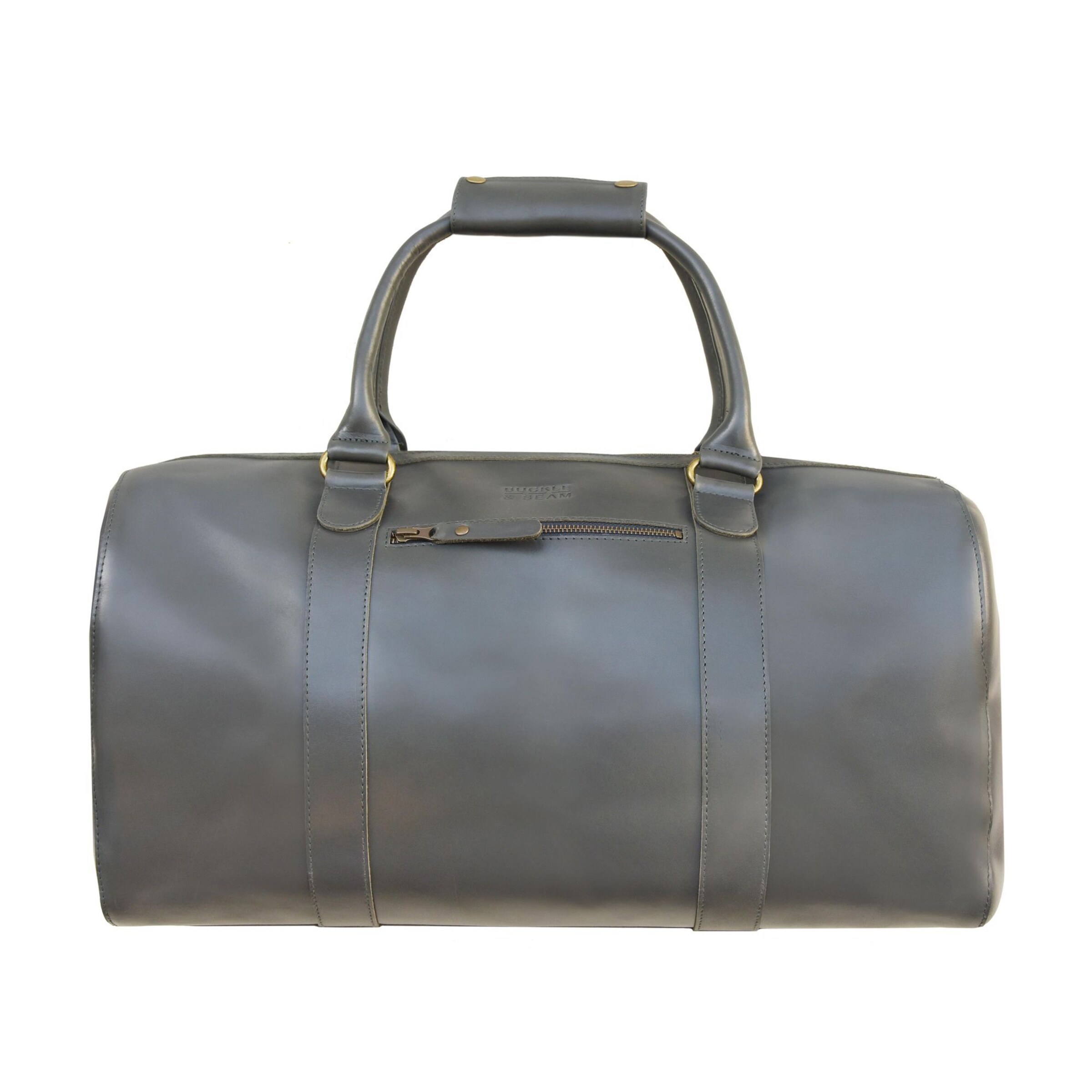 Buckle & Seam Weekend bag 'Willow' in Grey: front
