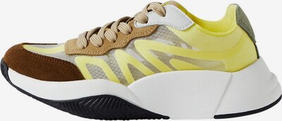 VIOLETA by Mango Sneakers laag 'min para' in de kleur Sand / Bruin / Wit, Productweergave