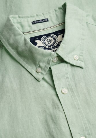 Superdry & Co Comfort Fit Hemd in Grün