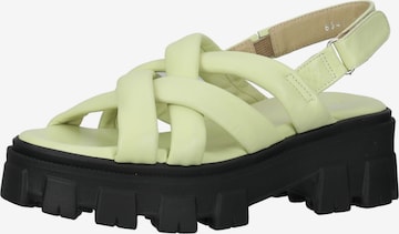 ILC Strap Sandals in Green: front