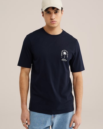 WE Fashion T-shirt i blå: framsida