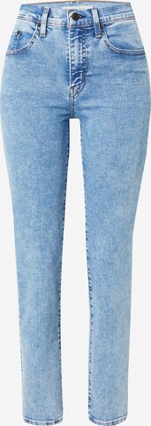 Jean '724 High Rise Straight' LEVI'S ® en bleu : devant